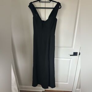 Black Off The Shoulder Evening Dress
